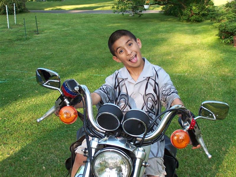 Goofy on a Harley